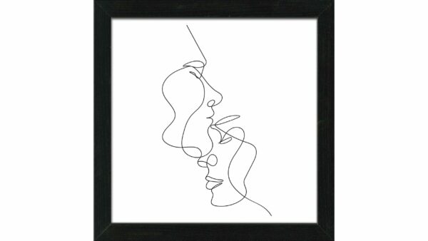 PRO®ART Kunstdruck Line Art Faces IV