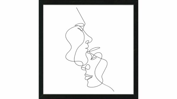 PRO®ART Kunstdruck Line Art Faces IV