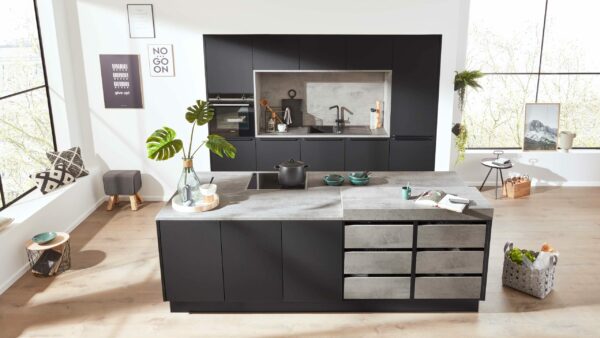 Interliving Küche Serie 3056 mit Miele Einbaugeräten