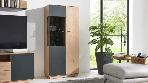 Interliving Wohnzimmer Serie 2025 – Vitrine 05